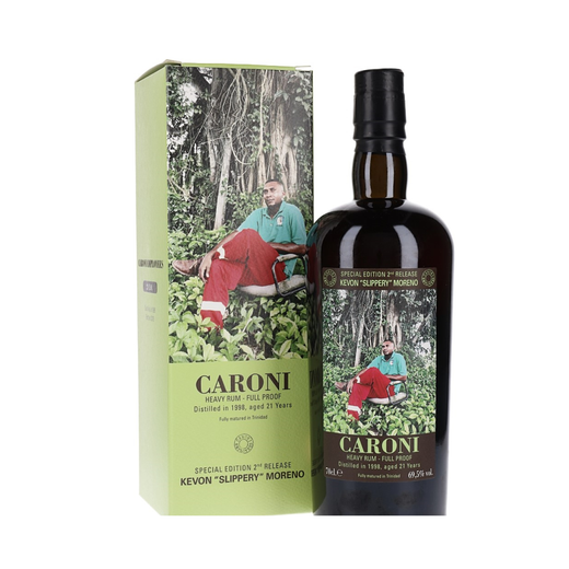 Caroni Employees 2nd Release Kevon "Slippery" Moreno 1998 Rum 70 cl