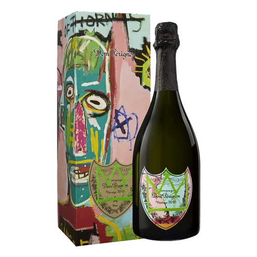 Dom Perignon Blanc 2015 Limited Ed. " Jean Michel Basquiat " Blue Astucciato 75 cl