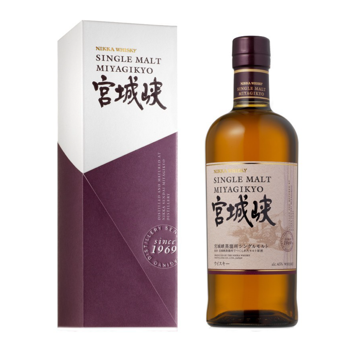 Nikka Miyagikyo No Age Single Malt Whisky 70 cl