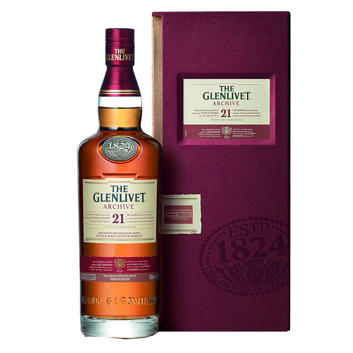 The Glenlivet 21 YO Whisky 70 cl