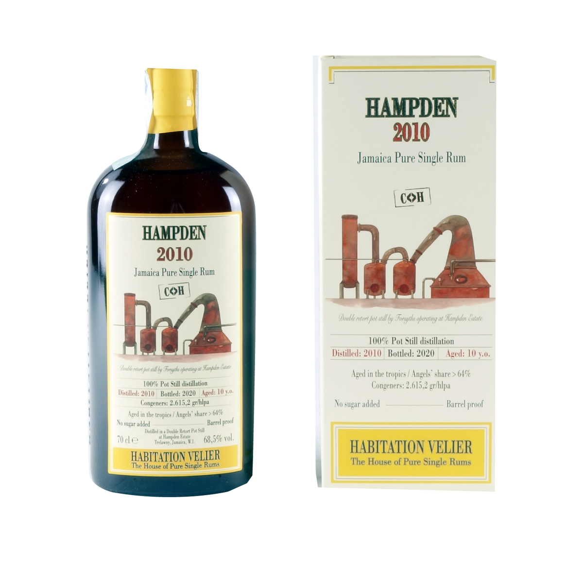 Habitation Velier Hampden 2010 C<>H Rum 70 cl