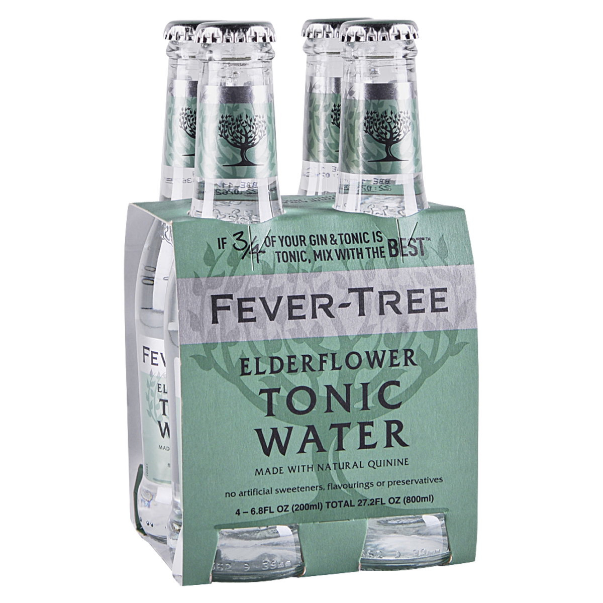 Fever-Tree Elderflower Tonic Water 20 cl x 4