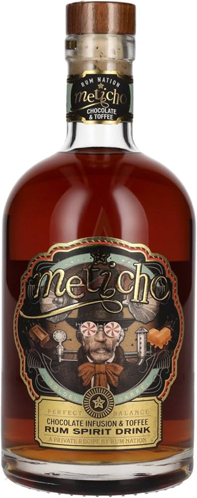 Rum Nation Meticho Chocolate & Toffee Rum 70 Cl