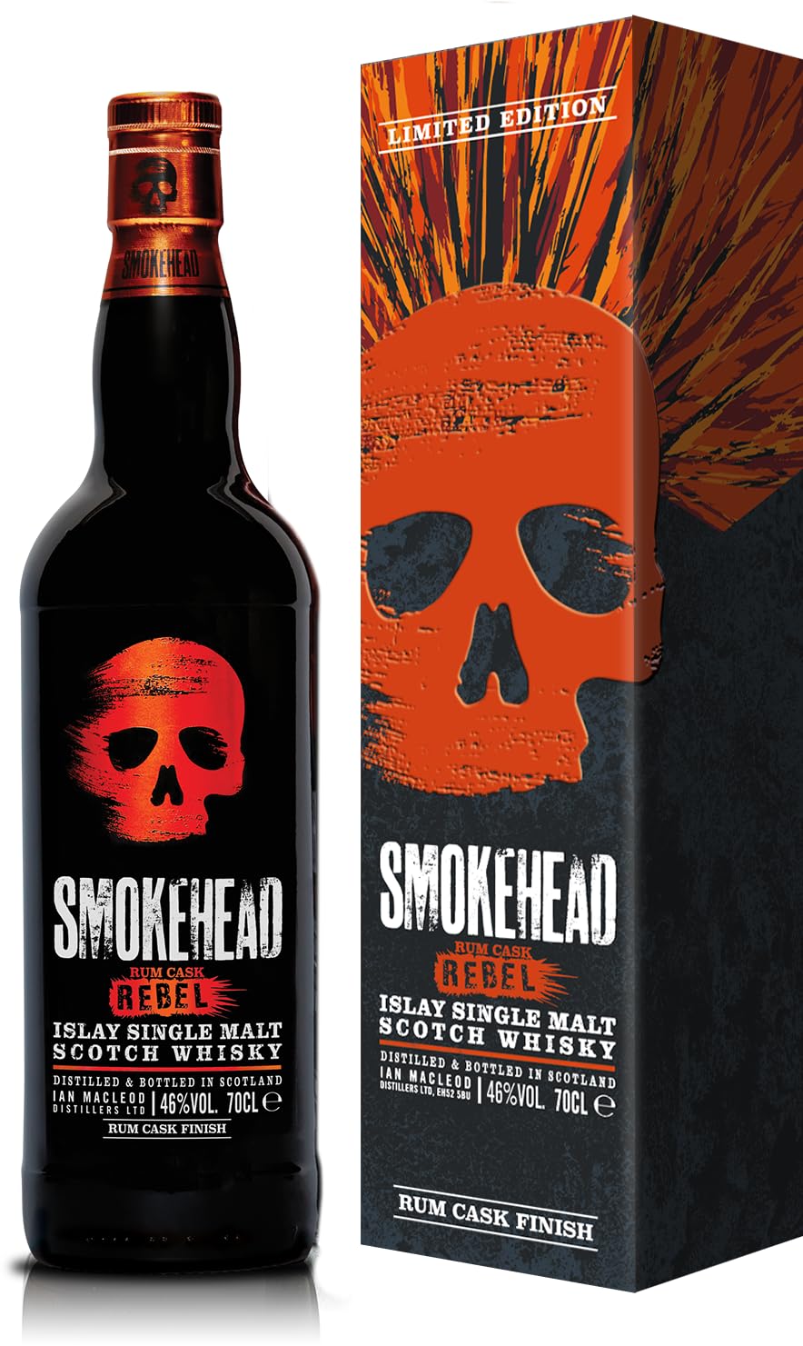 Smokehead Rum Cask Rebel Single Malt Whisky 70 cl