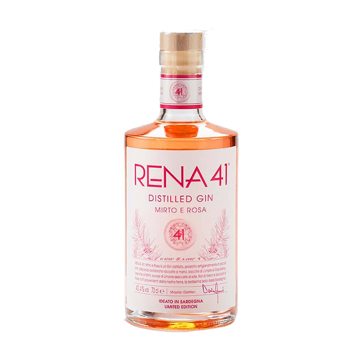 Rena 41 Mirto e Rosa Gin 70 cl