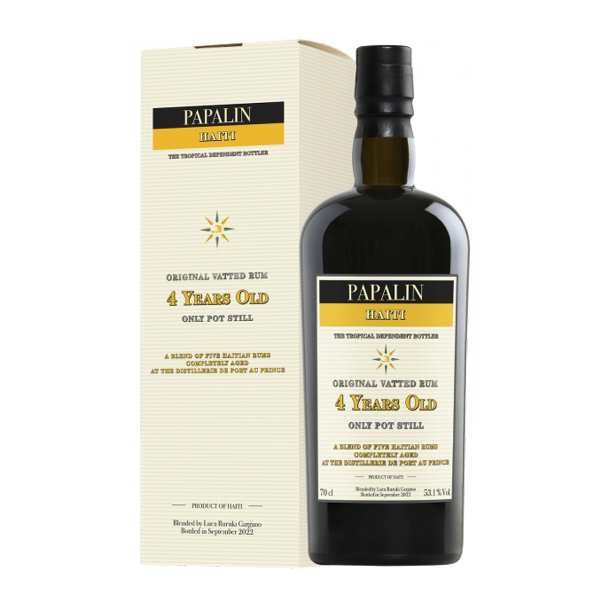 Papalin Haiti 2022 4 YO 70 cl