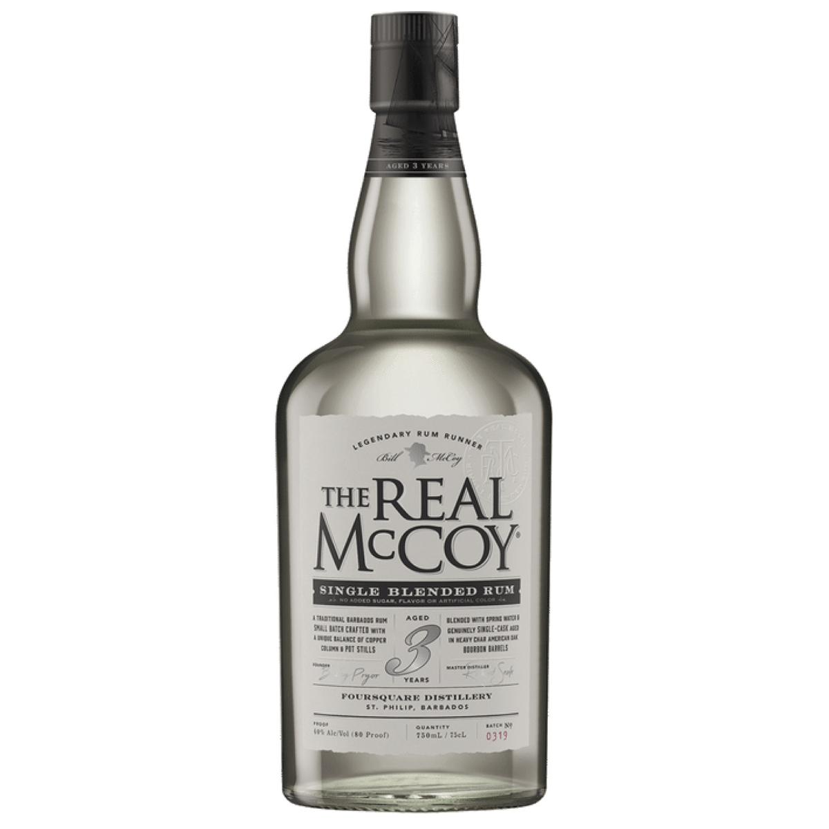 The Real McCoy 3 YO Distiller's Proof Whisky 70 cl
