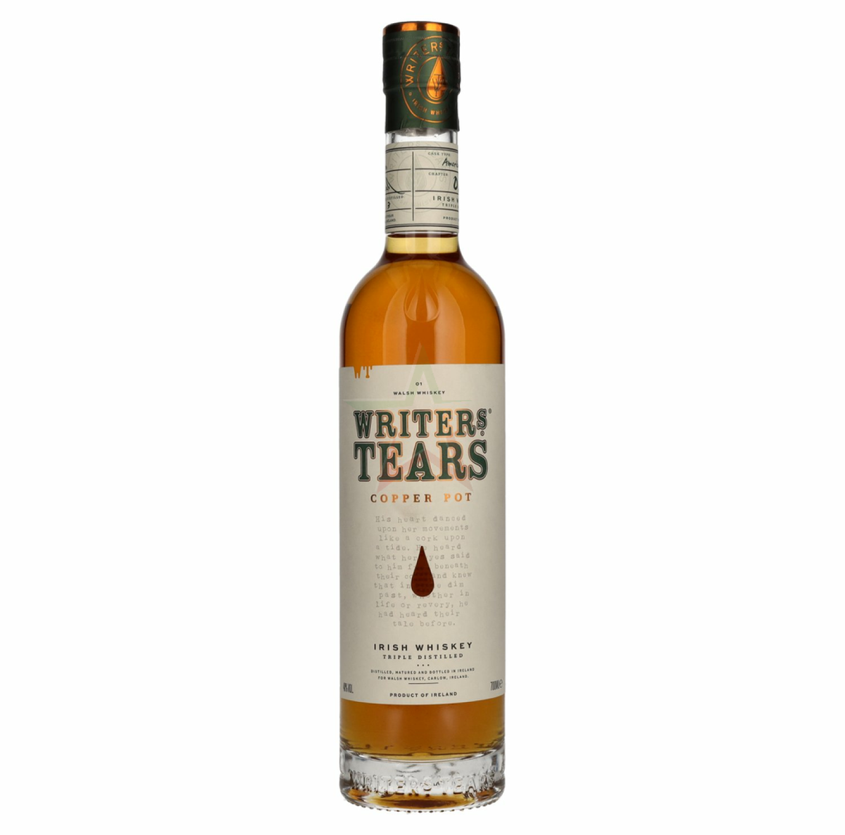 Writer's Tears Copper Pot Irish Whisky 70 cl