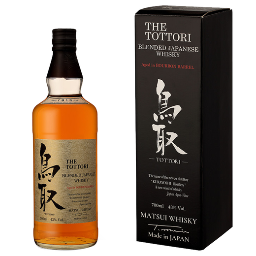The Tottori Ex Bourbon Barrel Blended Whisky 70 cl
