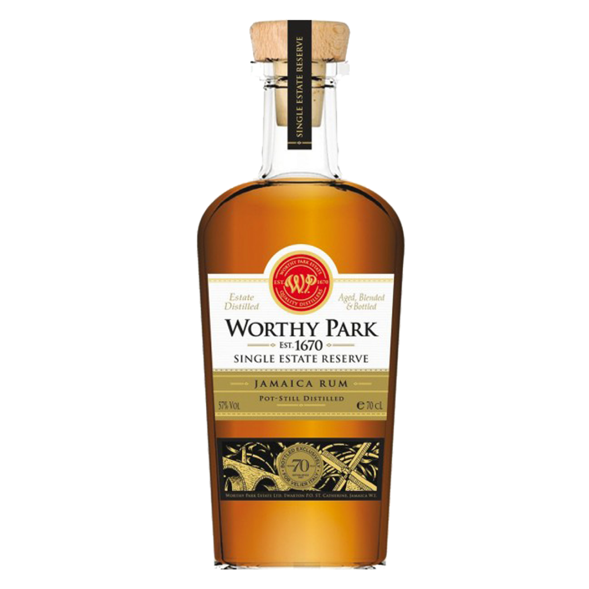 Worthy Park Single Estate Reserve 70° Anniversario Velier Rum 70 cl