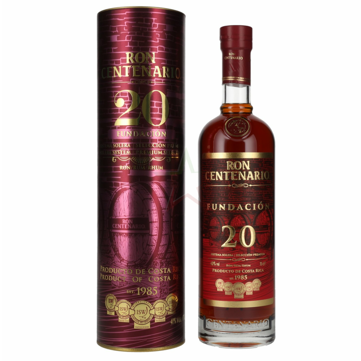 Centenario 20 YO Fundacion Rum 70 cl