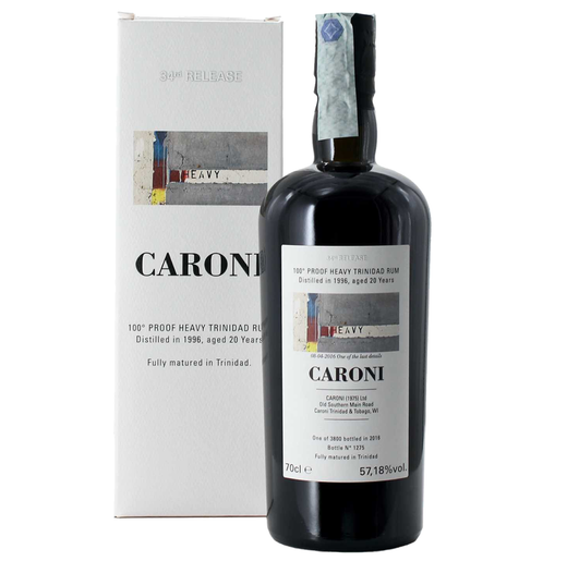Caroni 1996 20 YO 100 Proof Heavy - 34th Release Velier Rum 70 cl