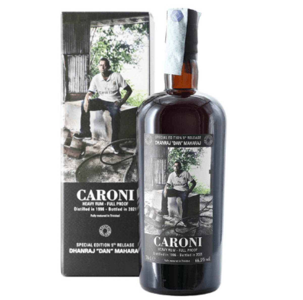 Caroni Employees 5th Release "Breeze" Manmohan 1996 Rum 70 cl