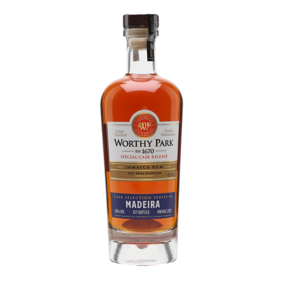 Worthy Park Madeira Cask 2013 Cl 70