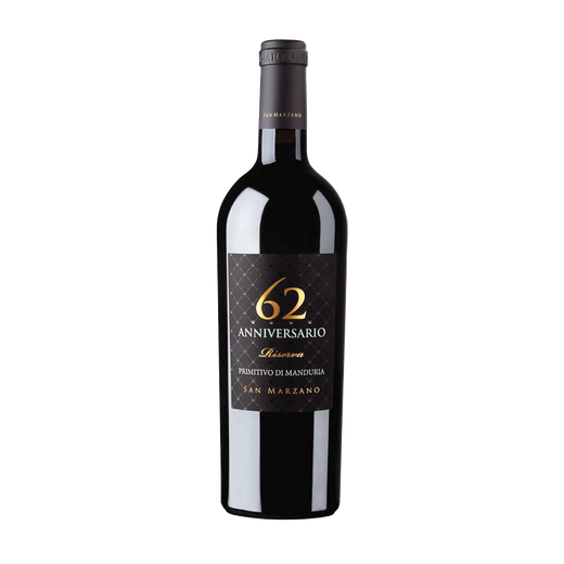 San Marzano Anniversario 62 Primitivo di Manduria Riserva DOP 75 cl