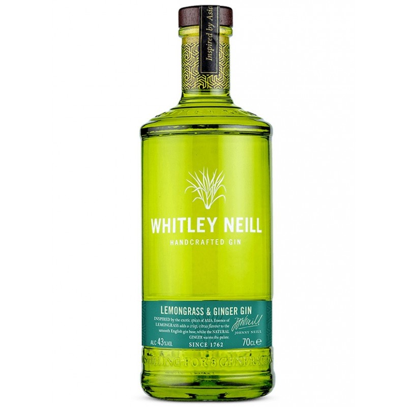 Whitley Neill Lemongrass & Ginger Gin 70 cl