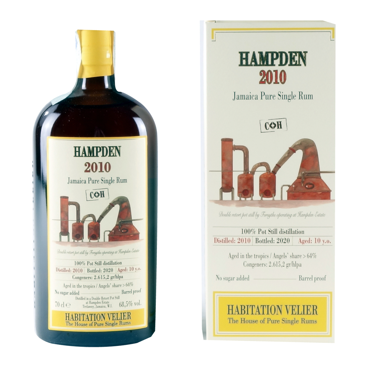 Habitation Velier Hampden 2010 C<>H Rum 70 cl