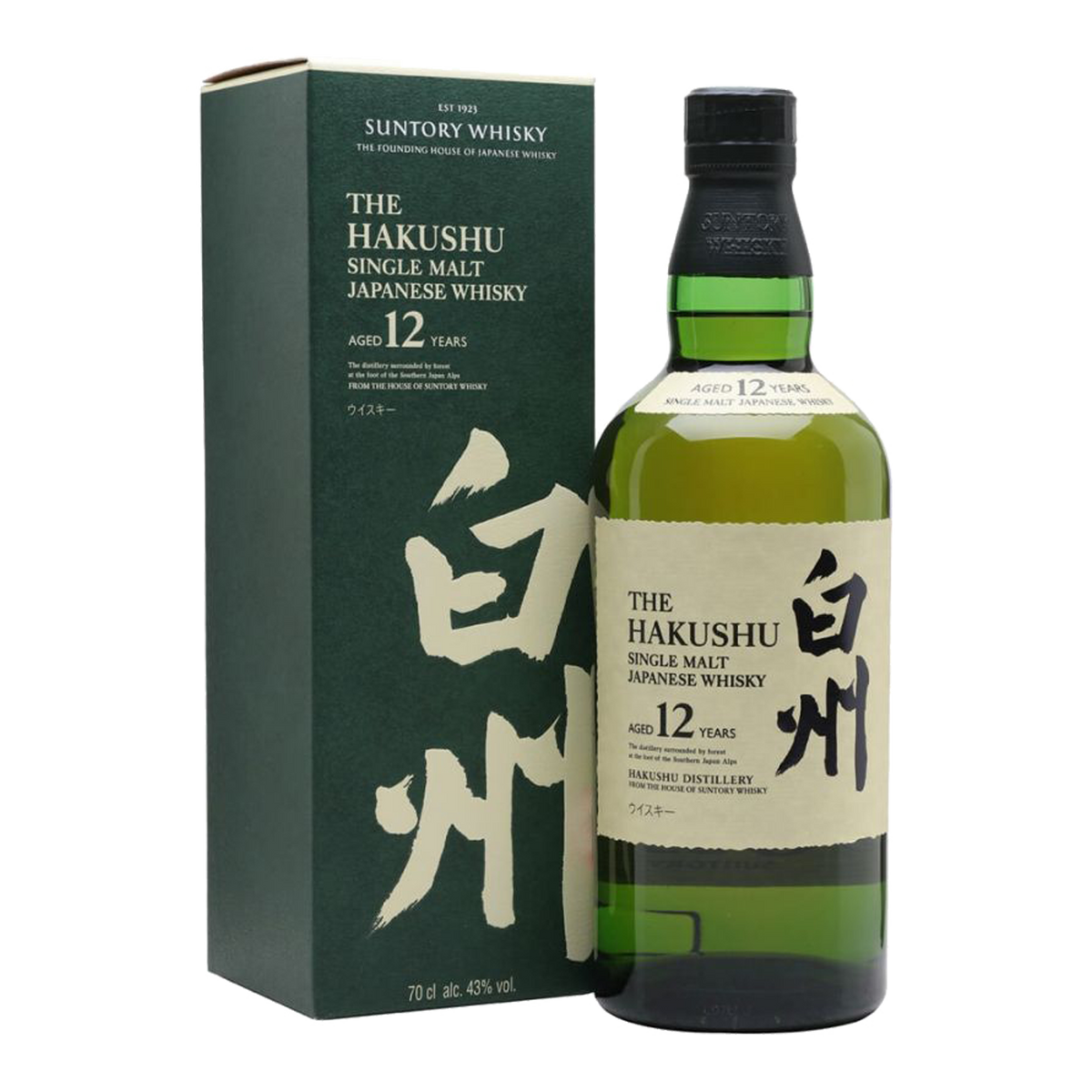 Hakushu 12 YO Whisky 70 cl