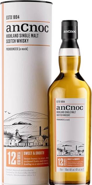 AnCnoc 12yo Single Malt Whisky Cl 70