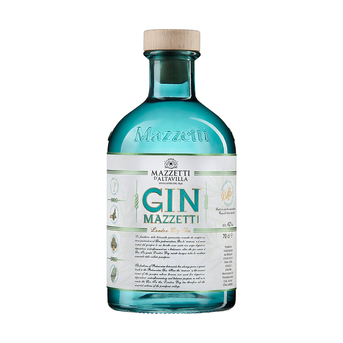 Mazzetti D'Altavilla London Dry Gin 70 cl