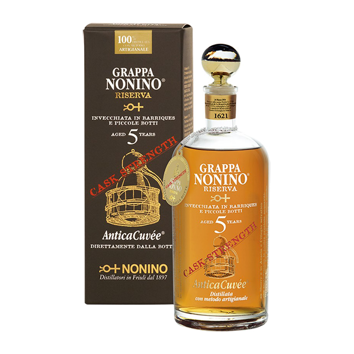 Nonino Antica Cuvee Riserva 5 Anni Cask Strength Astucciato 70 cl