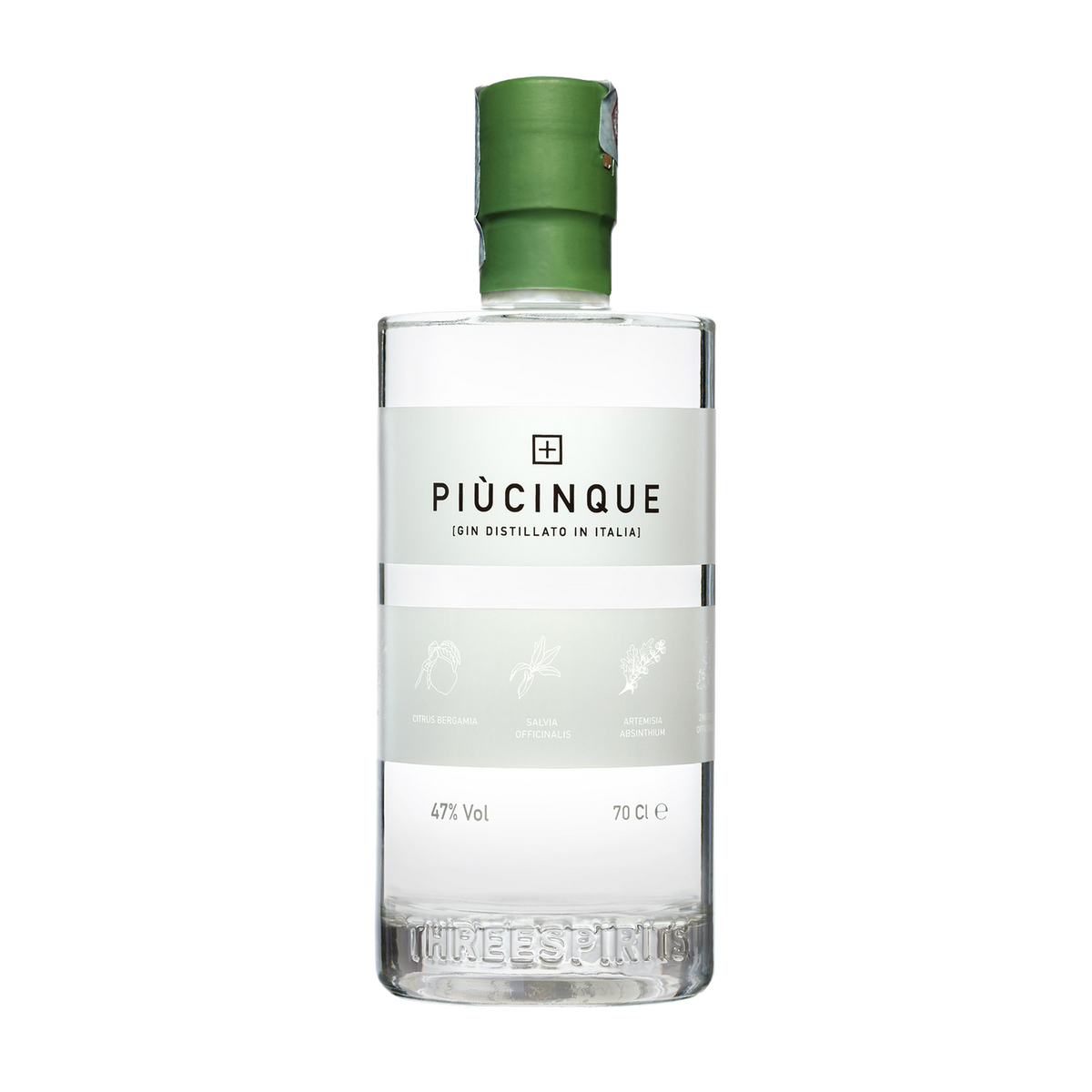 Più Cinque Gin 70 cl