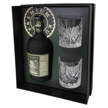Diplomatico Reserva Exclusiva Rum 70 cl With Gift Box + 2 Bicchieri