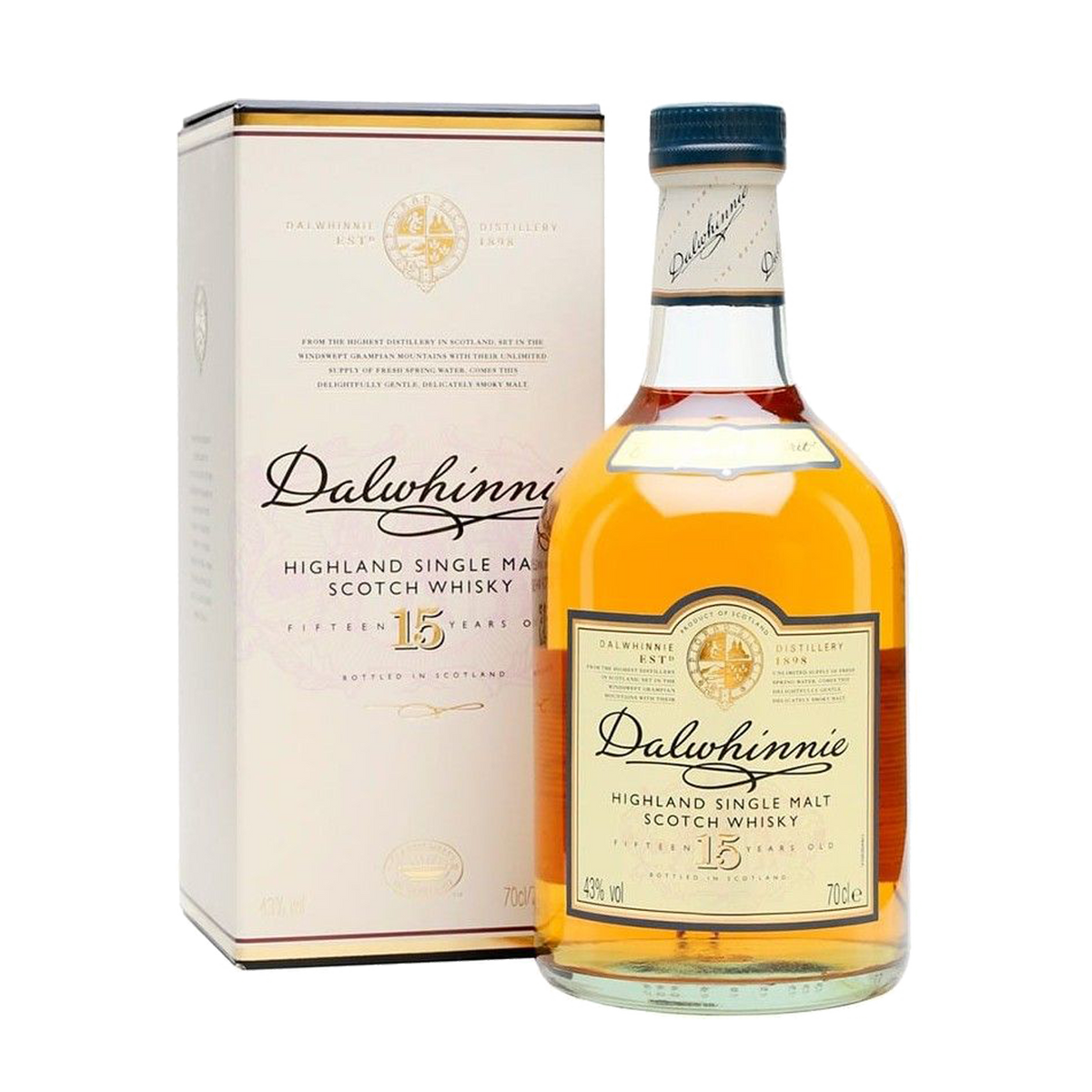 Dalwhinnie 15 YO Whisky 70 cl