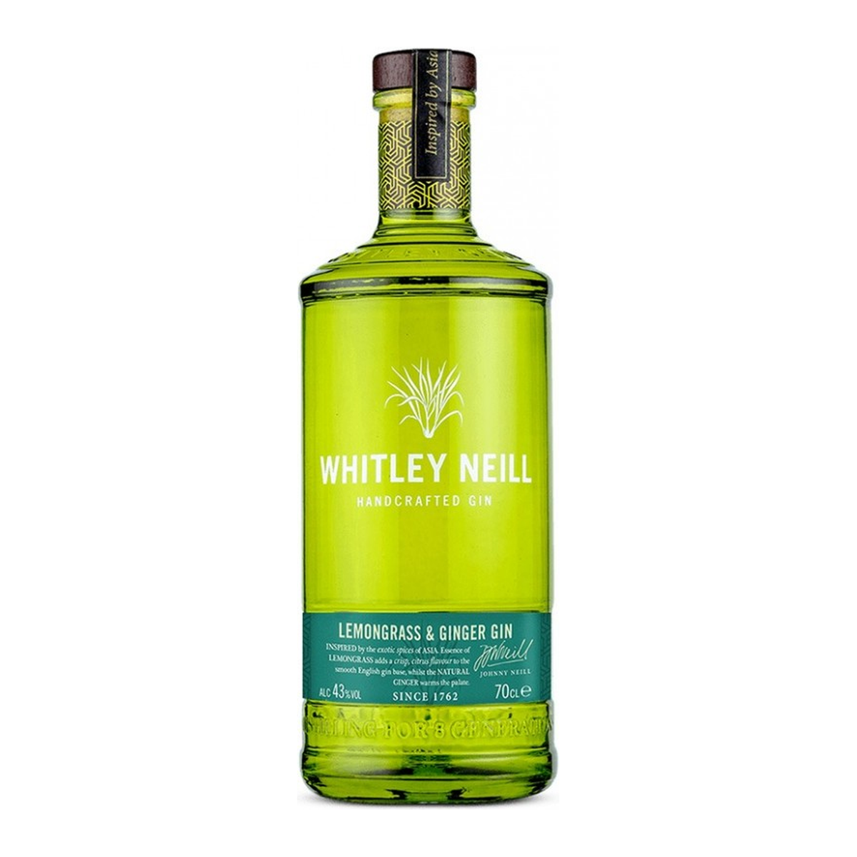 Whitley Neill Lemongrass & Ginger Gin 70 cl